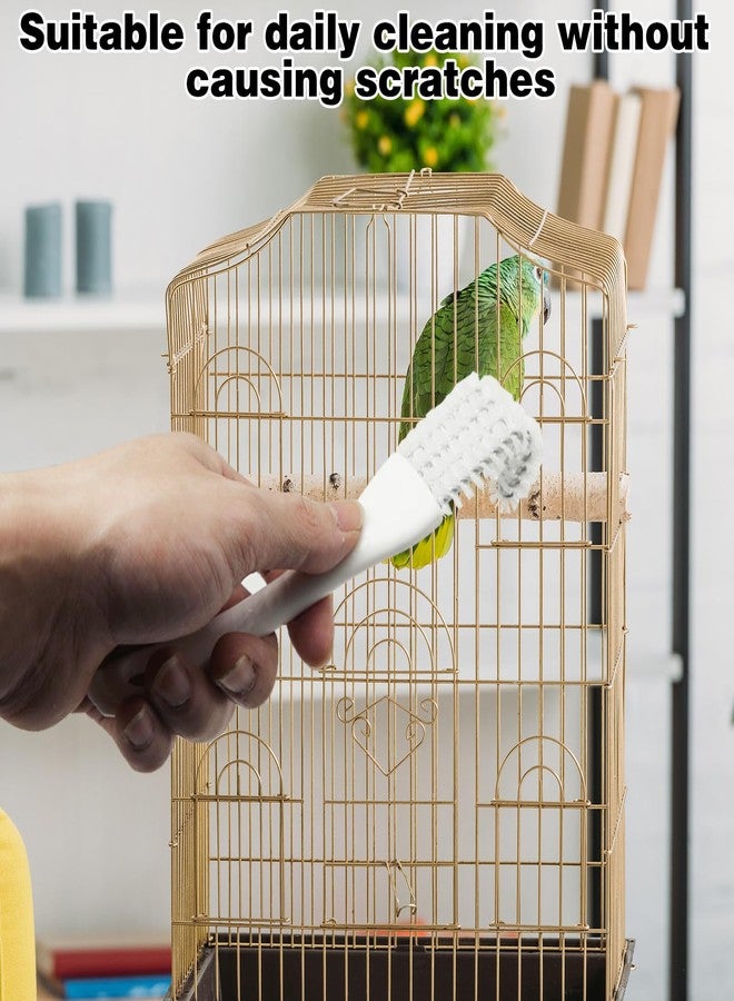 CYUXING 4pcs Birdcage Long-Handled Shovel Cleaner, Bird Cage Tool Accessories Supplies, for Better Cleaning of Bird Droppings from Pet Cages Parrot Cages Bird Perches - Image 5